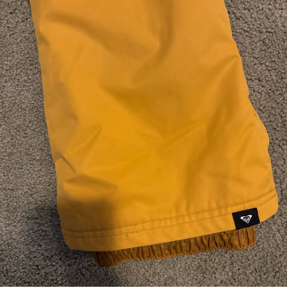 Roxy mustard color  Snow Pants size small - Picture 2 of 5